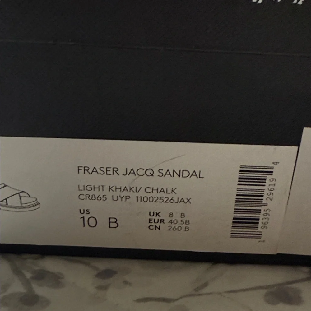 Coach Women's Cream and Tan Fraser Jacq Sandals 10 - Picture 2 of 8